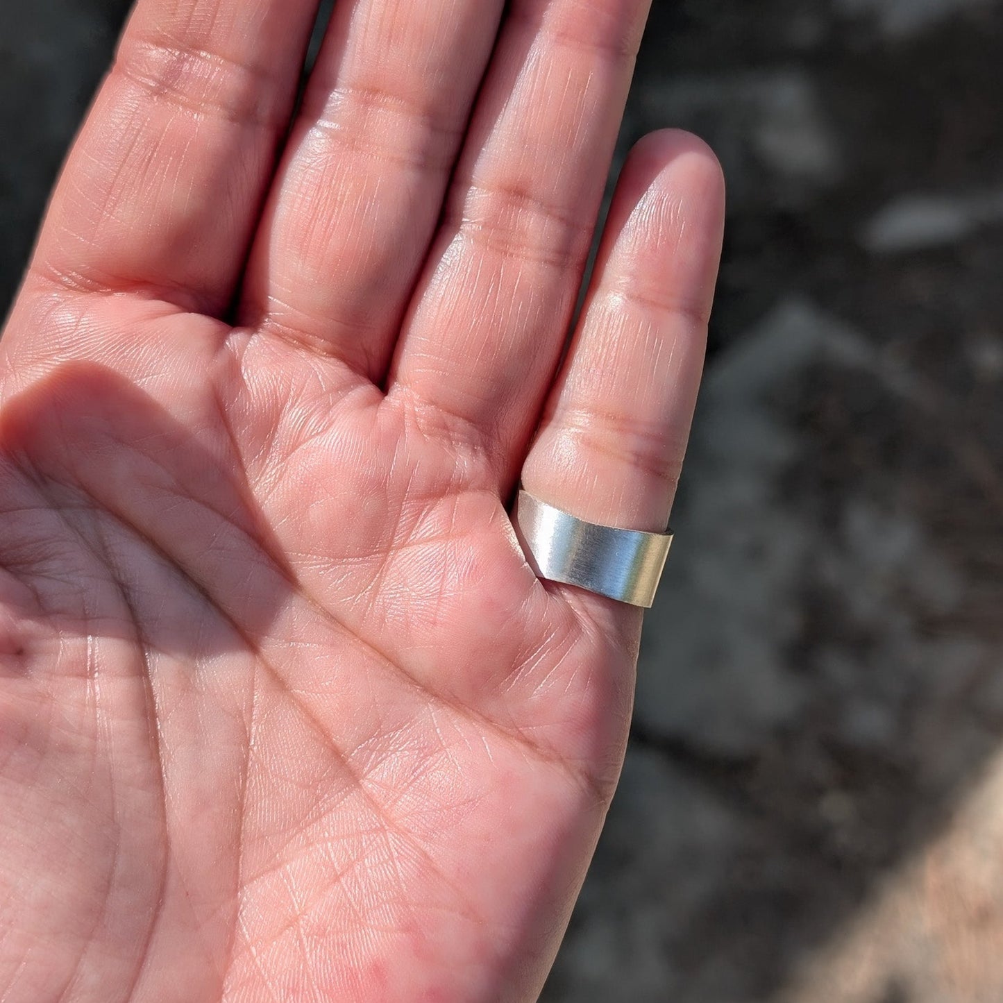 NATURE - Anillo de plata con ágata dendrítica