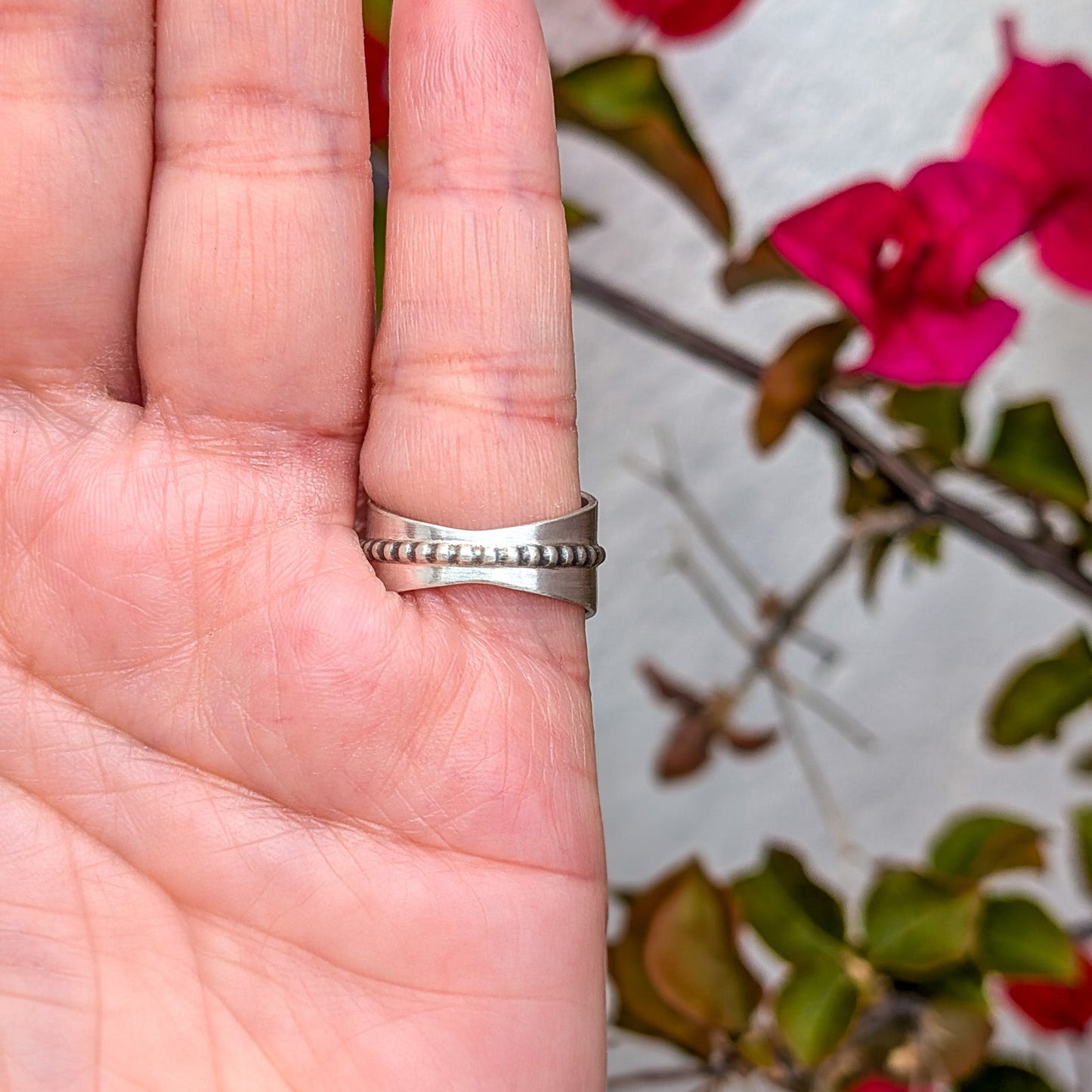 Anillo de ágata dendrítica