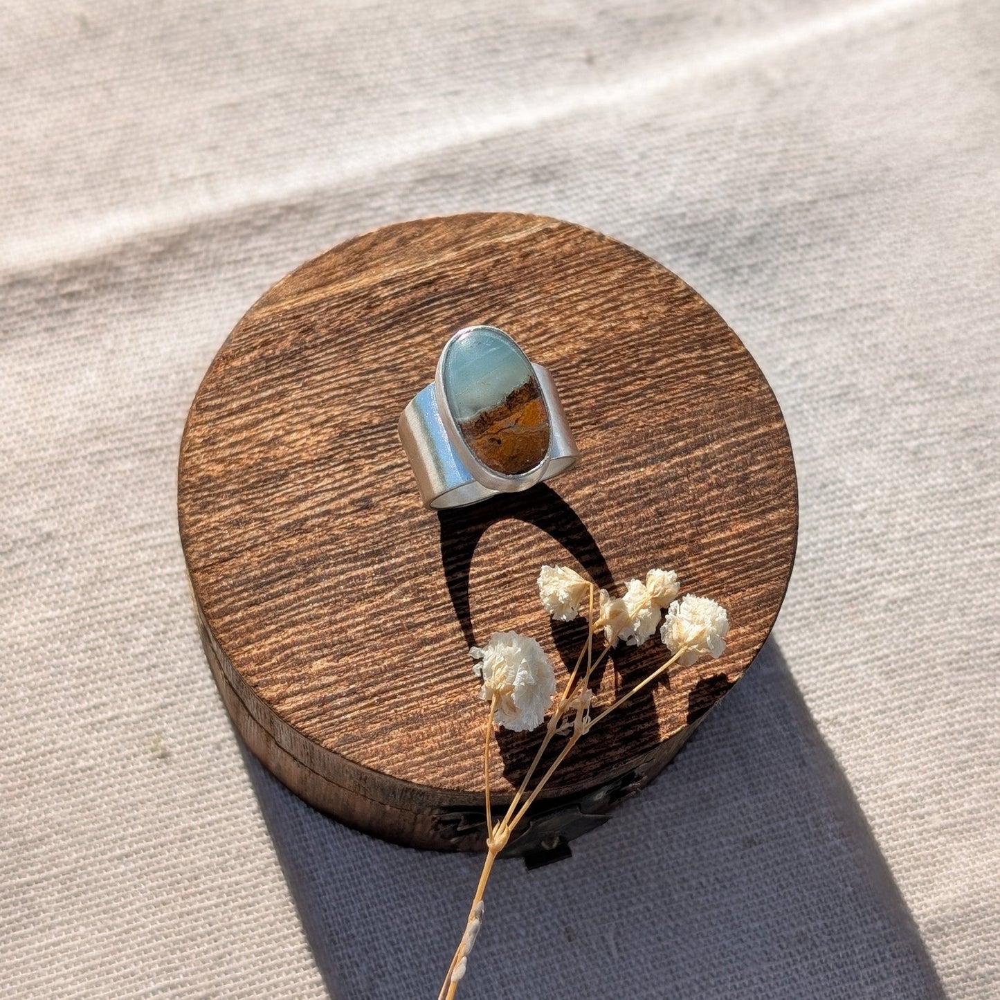 Anillo playa mar BC Ocean Jasper 