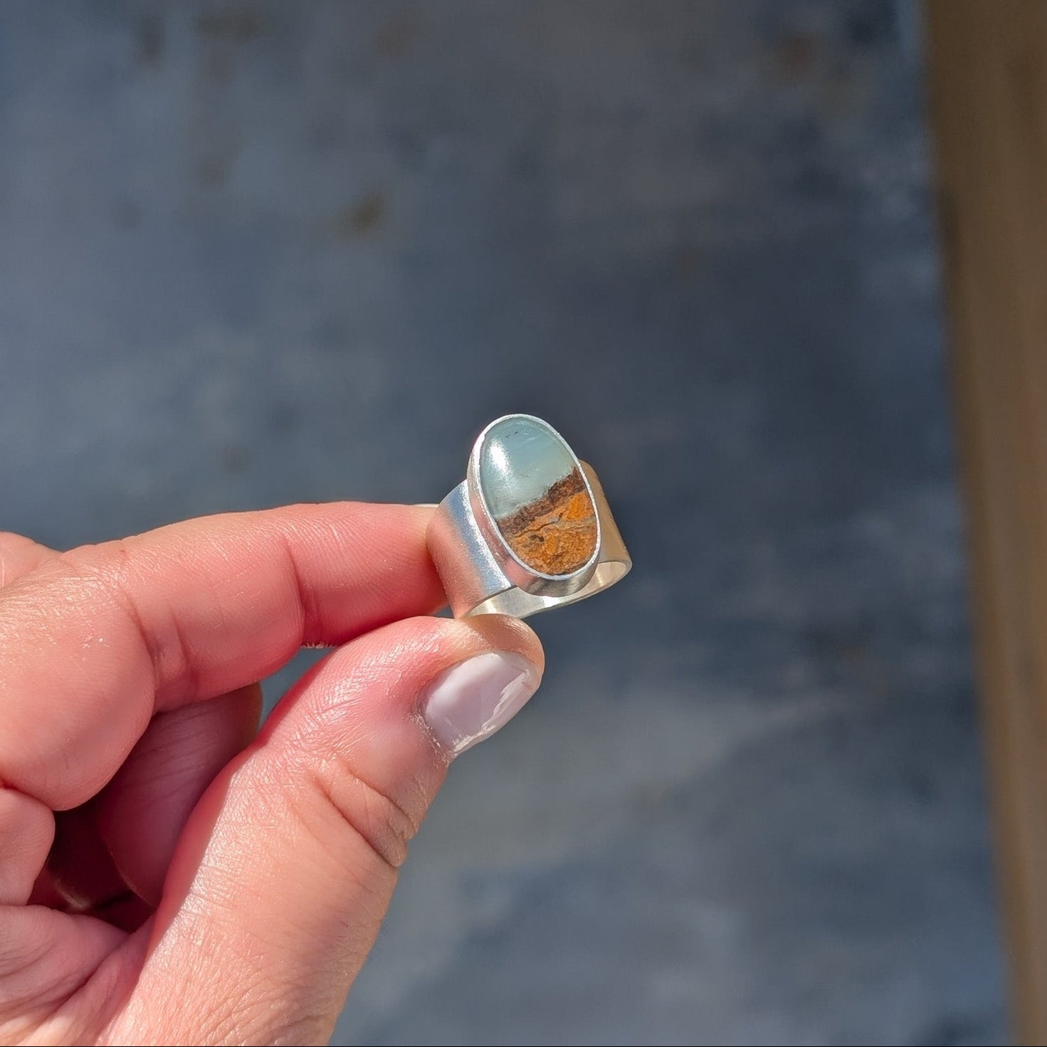 Anillo playa mar BC Ocean Jasper 