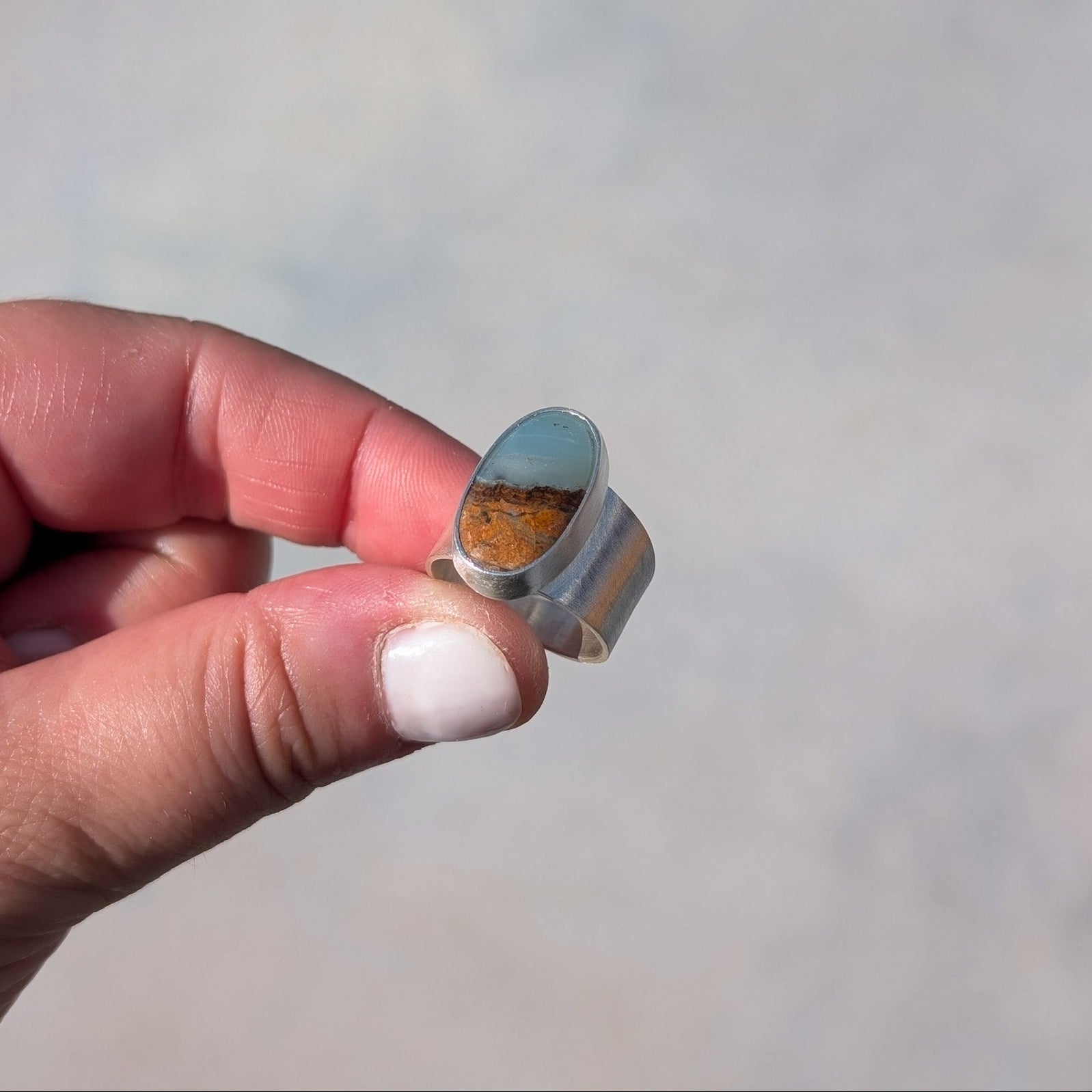 Anillo playa mar BC Ocean Jasper 