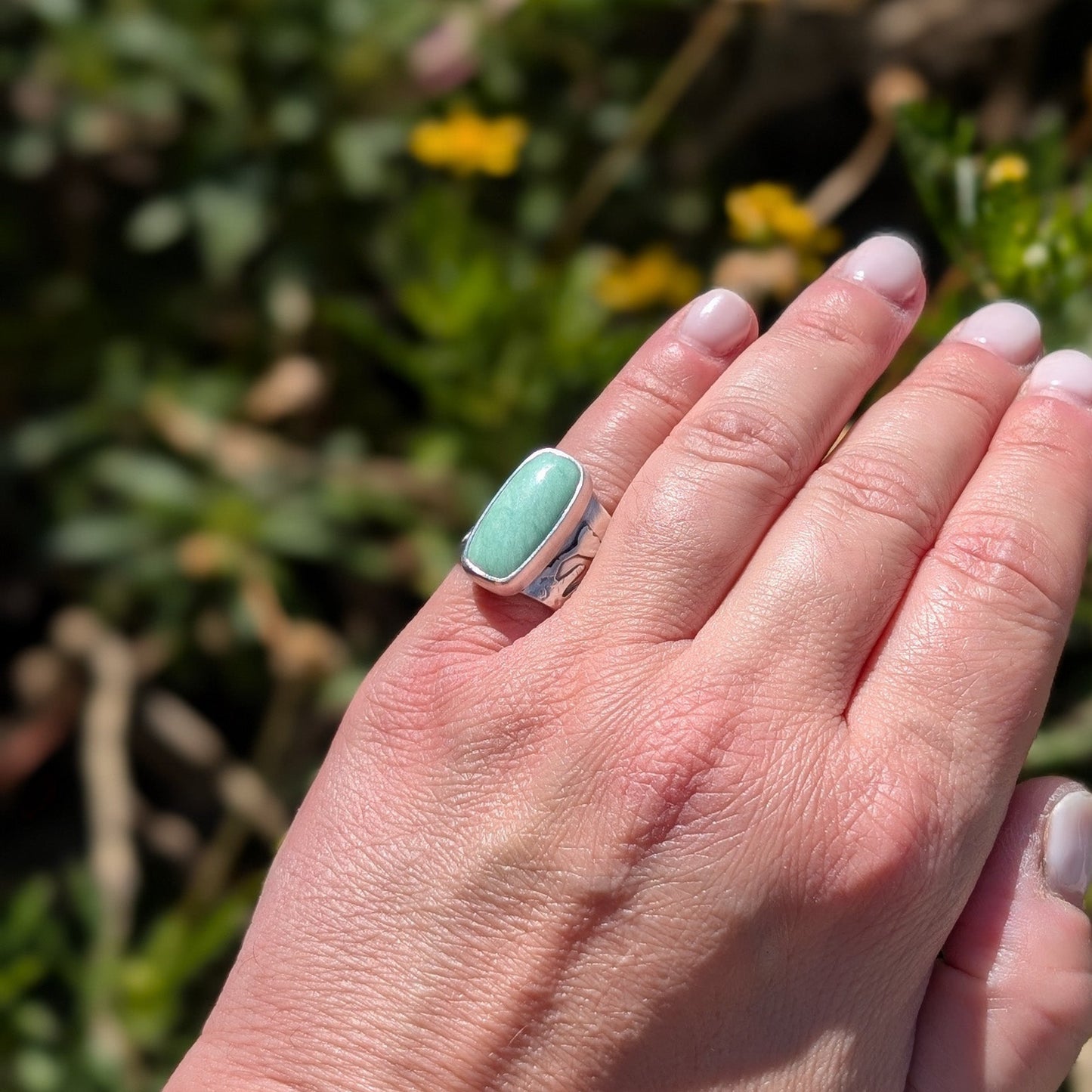 Anillo Flores y Variscita