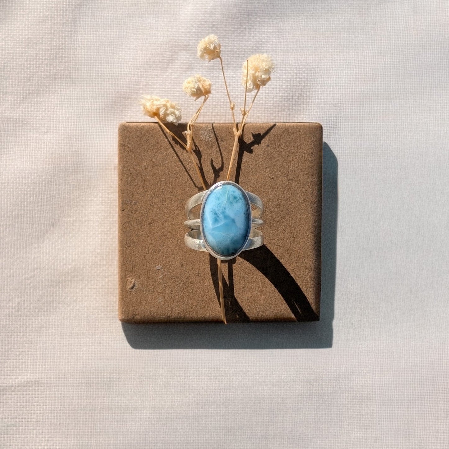 Anillo con Larimar