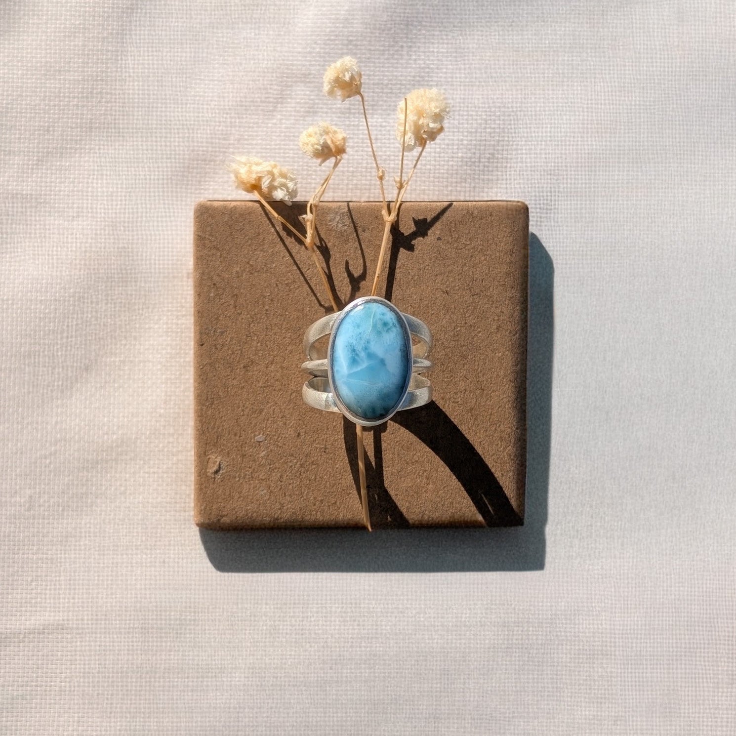 Anillo con Larimar