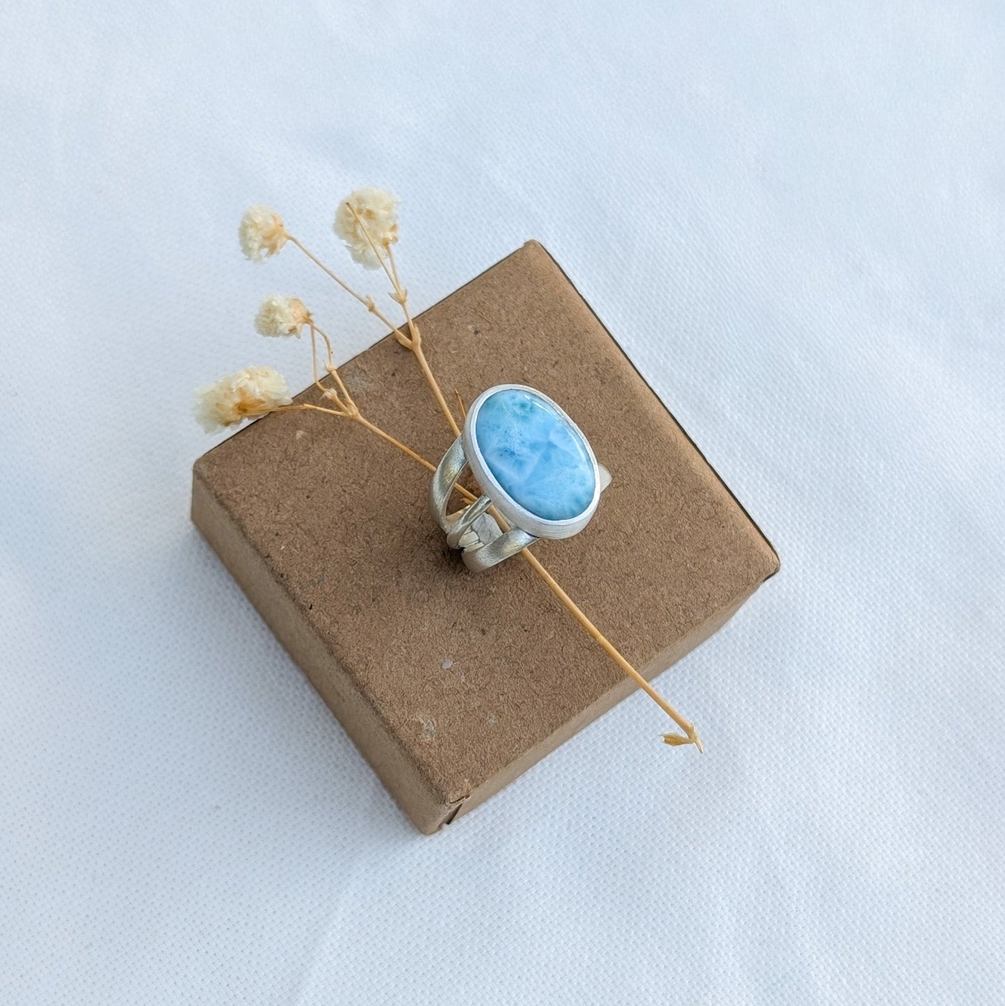 Anillo con Larimar