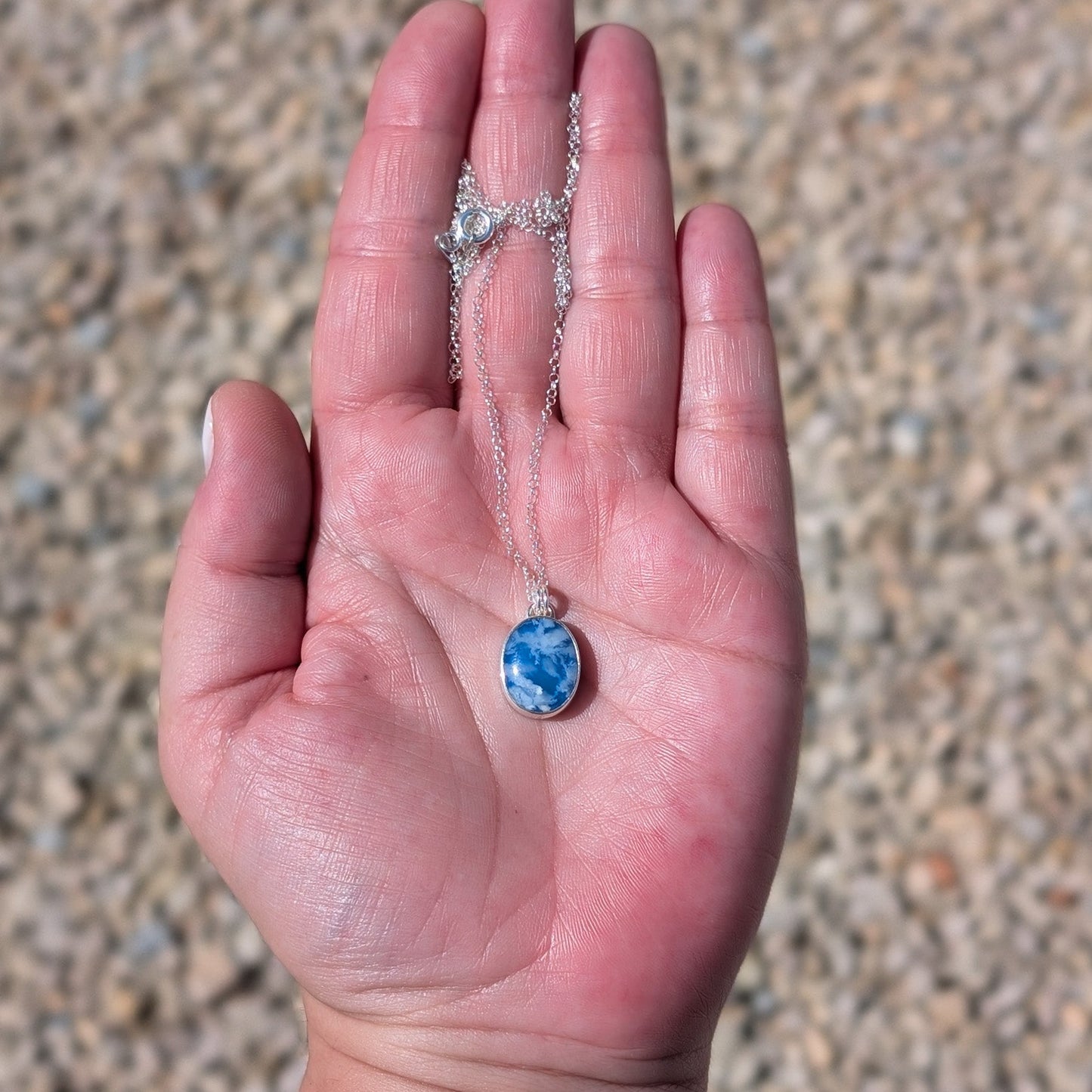 Colgante CIELO con Ágata pluma