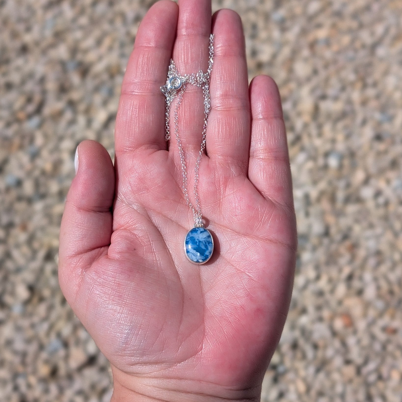 Colgante CIELO con Ágata pluma