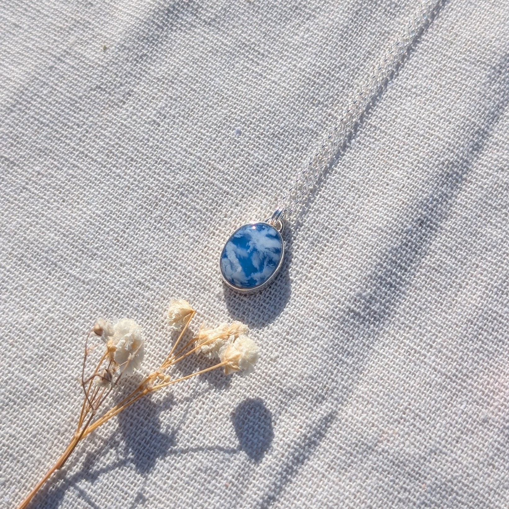 Colgante CIELO con Ágata pluma