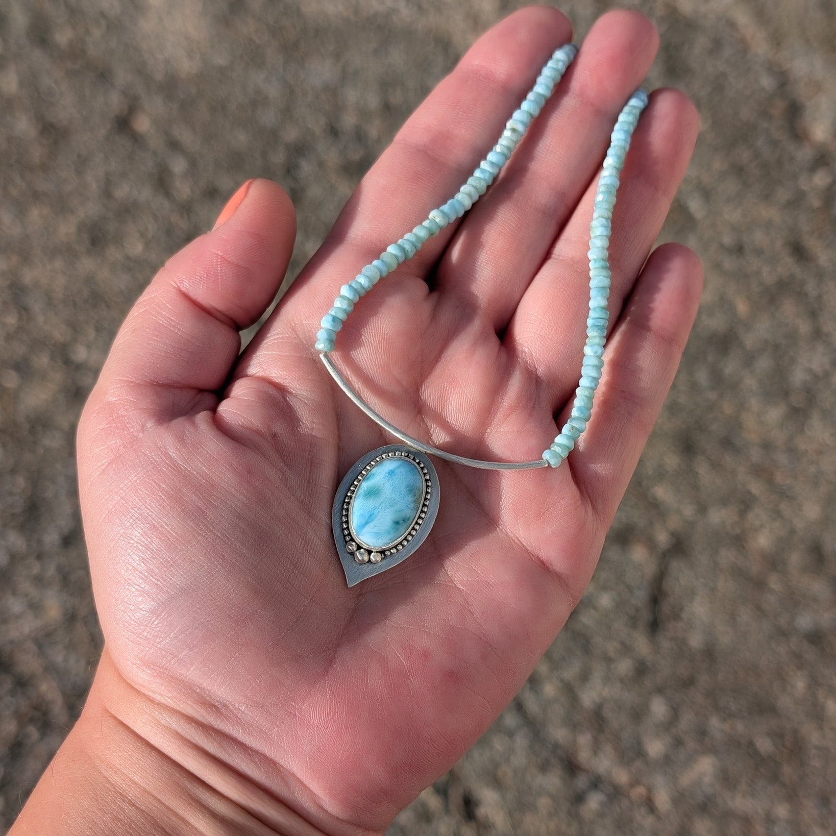 Colgante con Larimar