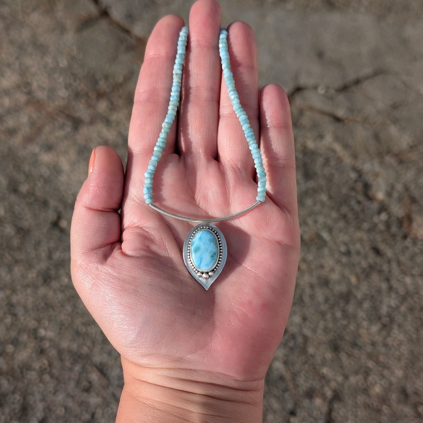 Colgante con Larimar