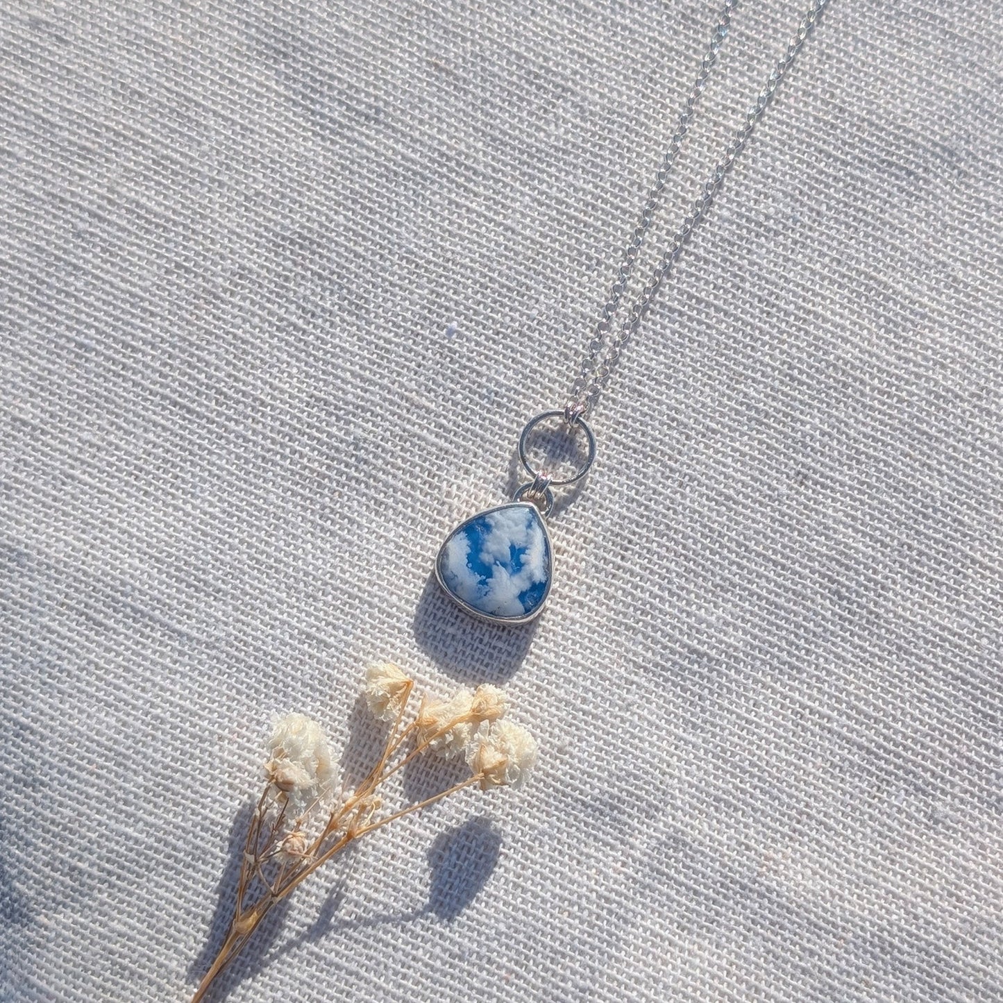 Colgante CIELO Agata pluma